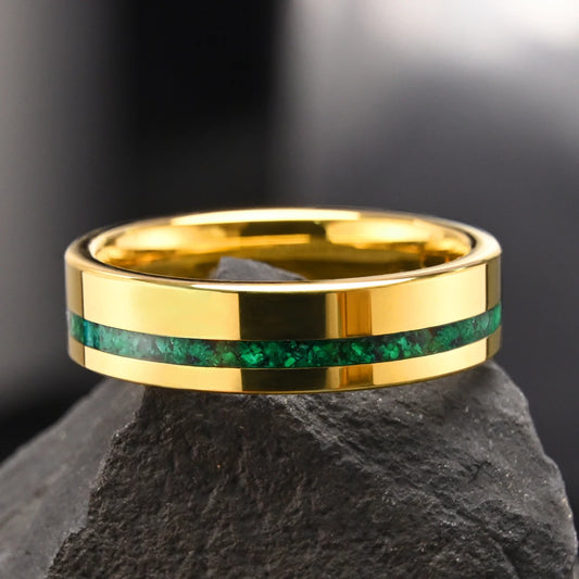 luxury gold plated wedding engagement rings anillo hombre man jewelry tungsten ring anillos para mujer elegantes bizuteria