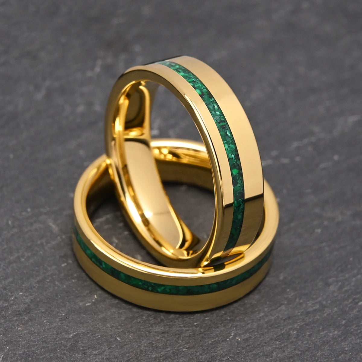 luxury gold plated wedding engagement rings anillo hombre man jewelry tungsten ring anillos para mujer elegantes bizuteria